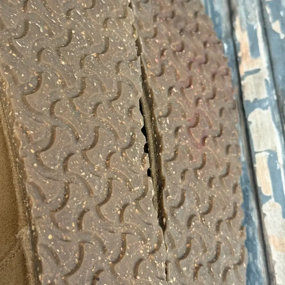 Birkenstock Utti Mens Slip On Moccasin Shoes 9.5 Brown Leather Suede Comfort NEW - Picture 9 of 10